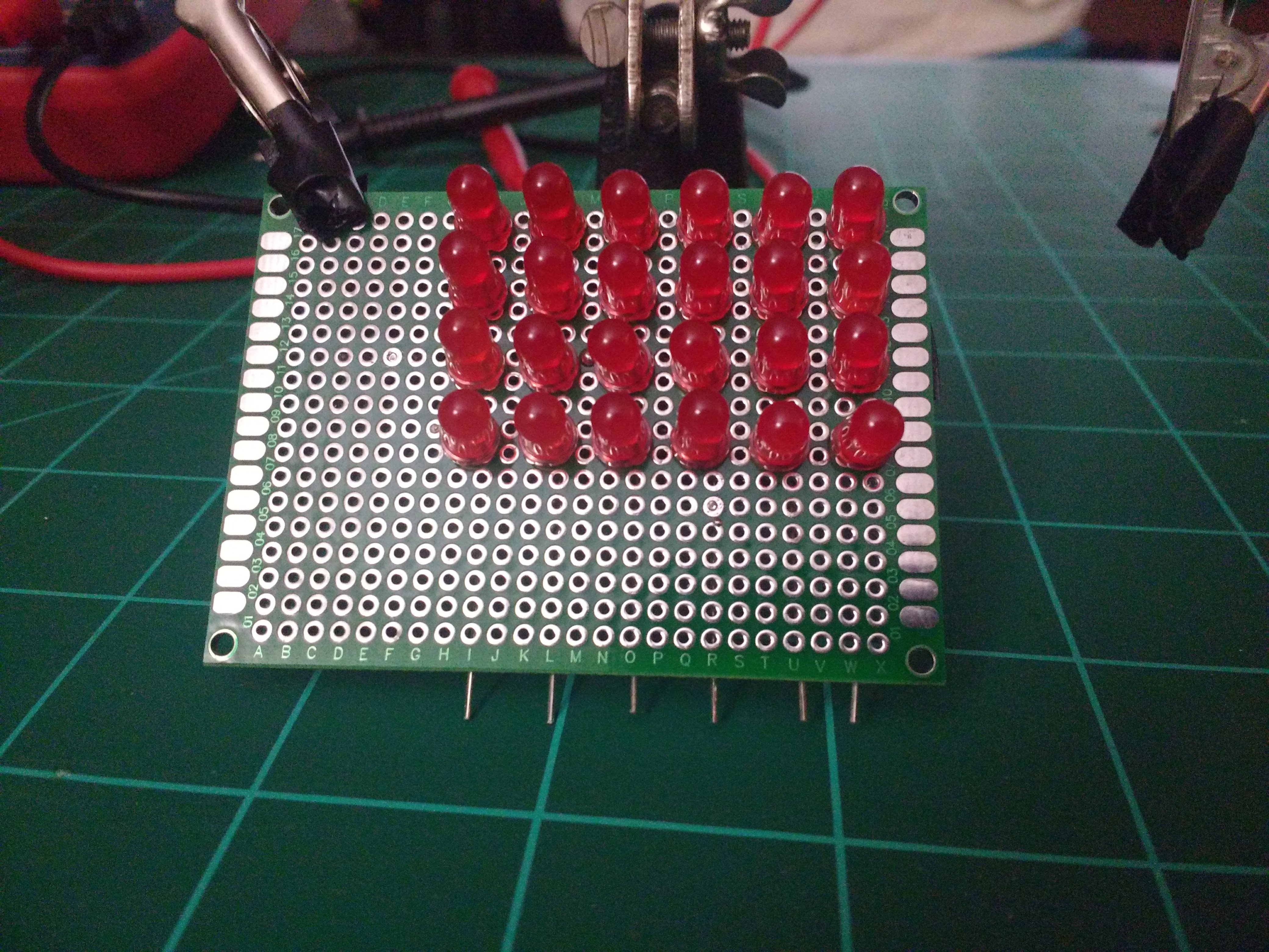 Front of the LED Matrix